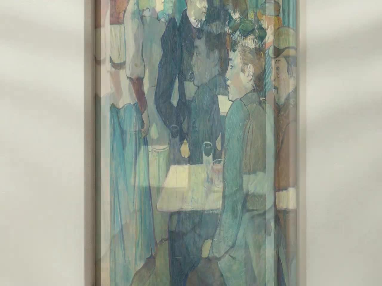 アンリ・ド・トゥールーズ・ロートレック作「ムーラン・ド・ラ